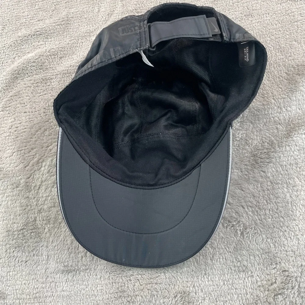 Nike Tailwind Ghost Flash Hat Black AOP Strapback Running‎ Cap All Over Print
